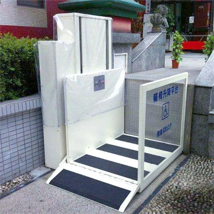 Elektrisk hisshiss för veranda