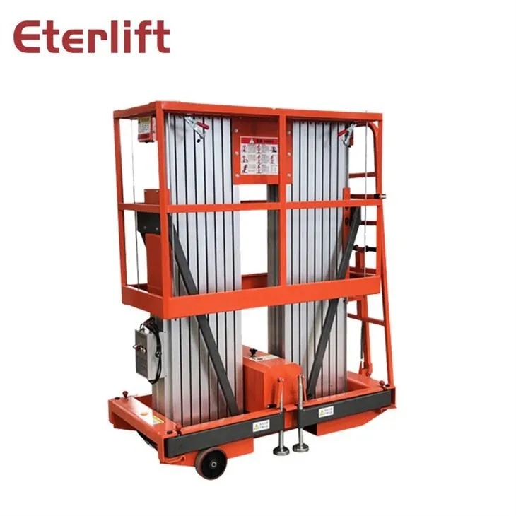 Hydraulisk plattformslift av aluminium