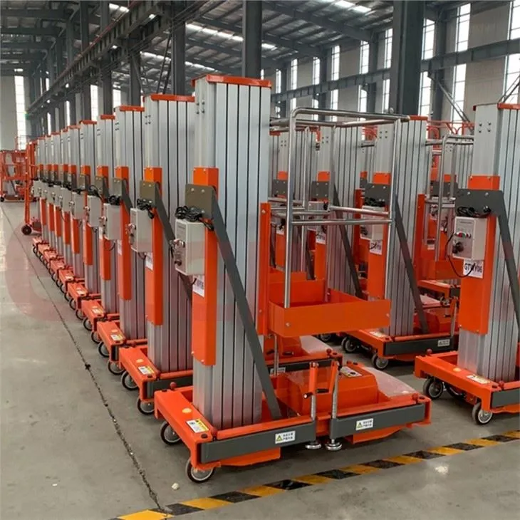 Mobil elektrisk hydraulisk aluminiumstege