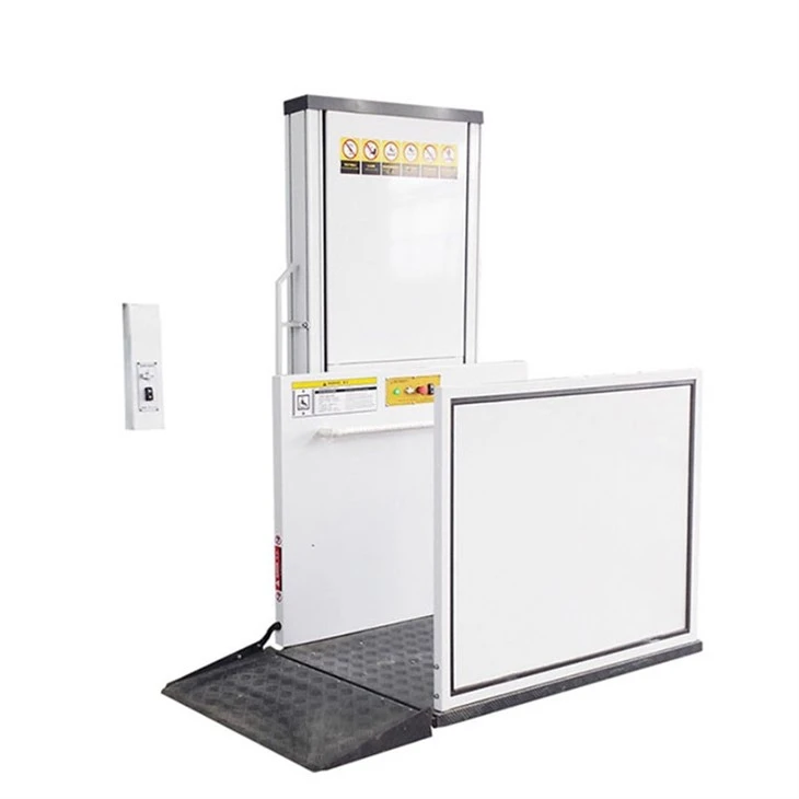 Wheelchair lift for home stairs
